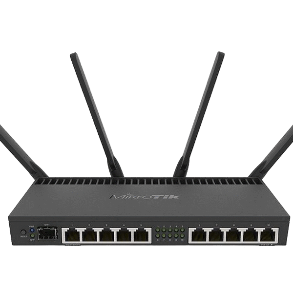 Router MikroTik RB4011iGS+5HacQ2HnD-IN, Negru