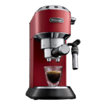 Cafetiera manuala DeLonghi Dedica Pump Espresso, 1300W, Roșu - imagine 5