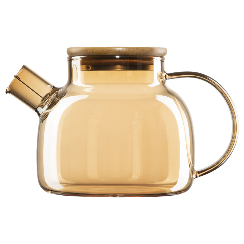 e3608d02-a0f3-4c47-86ab-587115e45642 Ceainic cu infuzor Ardesto AR3010GBG, 1L, Transparent | Auriu - Image 1