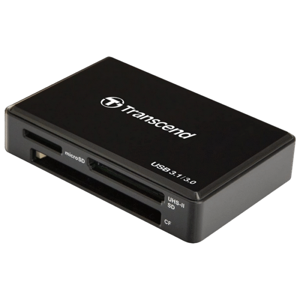 Cititor de carduri Transcend TS-RDF9, micro-USB, USB Type-A, Negru