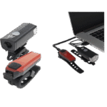 Front USB Light For E-Scooter/Bicycle, Newrban, Rechergeable, Black - Image 3