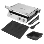 Grătar electric Polaris PGP 2803, 2000W, Argintiu - imagine 7