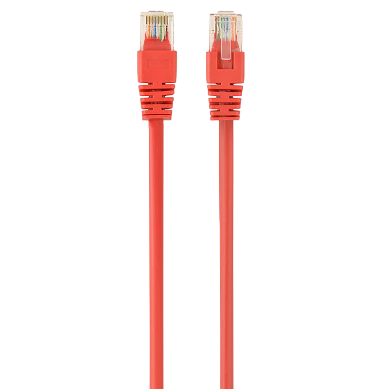 e5a17c1a-5ece-452a-9a46-7e6d13de6273 Patch cord Cablexpert PP12-1M/R, CAT5e UTP, 1m, Roșu - Image 1
