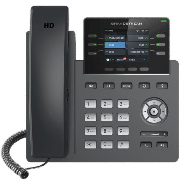 Telefon IP Grandstream GRP2613, Negru