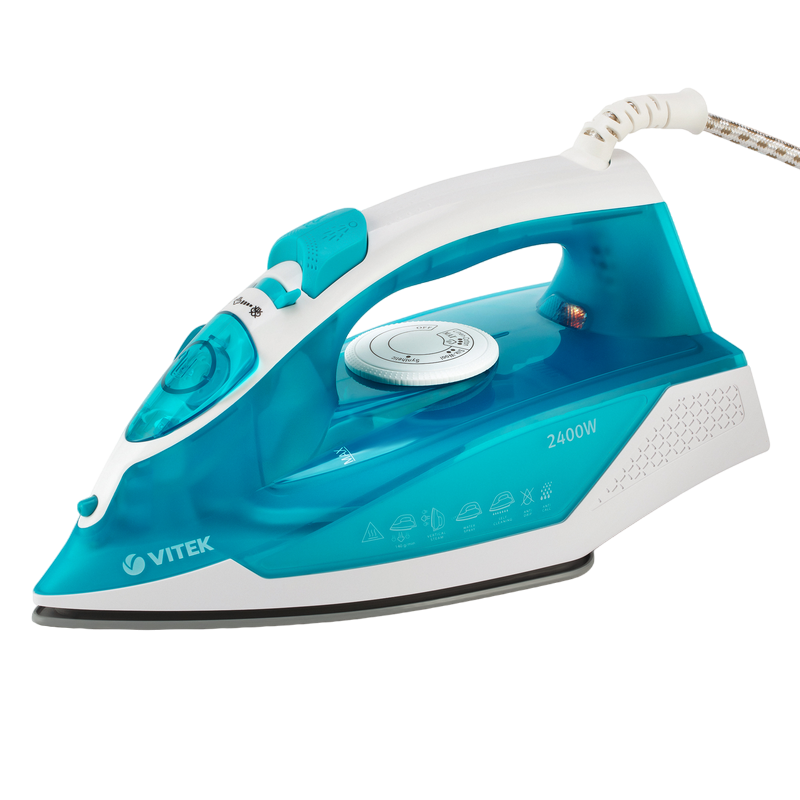 e97da462-8076-4fed-aff1-c5c2bf0fc717 Fier de călcat VITEK VT-8307, 2400W, Albastru deschis - Image 1