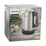 Fierbător electric PHILIPS HD9359/90, Argintiu - Image 7