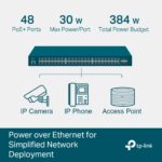 Comutator PoE TP-LINK TL-SG3452P, 48x IEEE 802.3af/at - Image 8