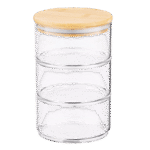 Set de containere Ardesto Midori AR1203CB, 3 buc, 400 ml, Transparent