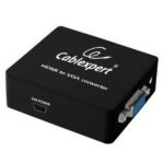 Convertor Video/Audio Cablexpert DSC-HDMI-VGA-001,  - VGA D-Sub + 3.5 mm Jack, Negru - Image 2