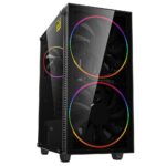 Carcasă PC Gamemax Aero, Midi-Tower, Fără PSU, Negru - imagine 23