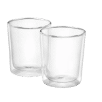 Set de pahare DeLongh DLSC318, 400 ml, 2 buc, Transparent