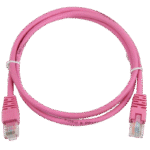 Patch cord Cablexpert PP6-1M/RO, Cat6 FTP , 1m, Roz - imagine 2
