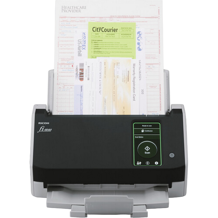f0be5d77-d54b-4151-ab4c-fd07f49d23b5 Scaner de documente cu alimentare automată Ricoh fi-8040, A4, Negru - Image 1