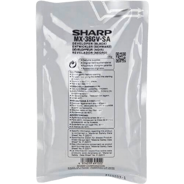 Dezvoltator Sharp BP-GV200, Negru