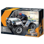 Constructor XTech Pull Back Police Car - Image 5