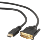 Cablu Video Cablexpert CC-HDMI-DVI-7.5MC, HDMI (M) - DVI-I (M), 7,5m, Negru - imagine 4