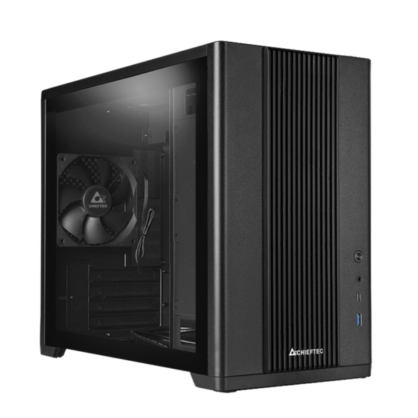 Carcasă PC Chieftec BX-10B-OP, Micro-ATX, Fără PSU, Negru
