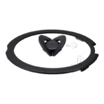 Capac Tefal L9936482, 22cm, Negru Transparent