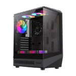 Carcasă PC Gamemax Vista COC AB, Midi-Tower, Fără PSU, Negru