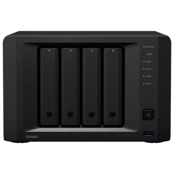 Stocare atașată la rețea SYNOLOGY DVA3221, Negru