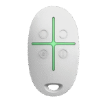 Buton de urgență Ajax SpaceControl, Alb