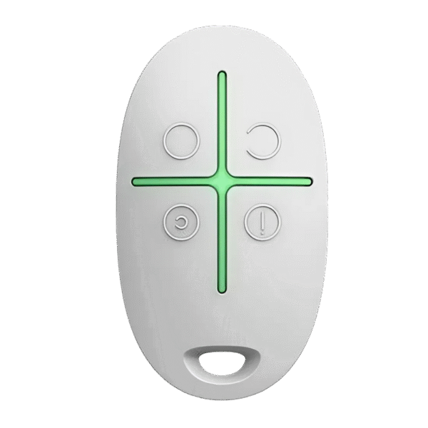 Buton de urgență Ajax SpaceControl, Alb