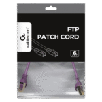 Patch Cord Cat.6/FTP,    0.25m, Purple, PP6-0.25M/V, Cablexpert - imagine 4