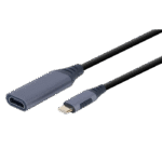 Cablu Video Cablexpert A-USB3C-HDMI-01, USB Type-C (M) - HDMI, 0,15m, Gri - Image 3