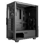 Carcasă PC Gamemax Fortress TG, Midi-Tower, Fără PSU, Negru - imagine 5