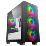 Carcasă PC Gamemax Aero Mini, Mini-Tower, Fără PSU, Negru