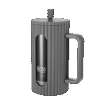 Cafetiera French Press RESTO 90535, 1L, Gri inchis - Image 8
