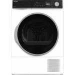 Uscător de rufe Sharp KDNHB8S7GW21EE, 8kg, Alb