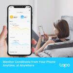 Smart senzor de temperatura și umiditate TP-LINK Tapo T315, Alb - imagine 6