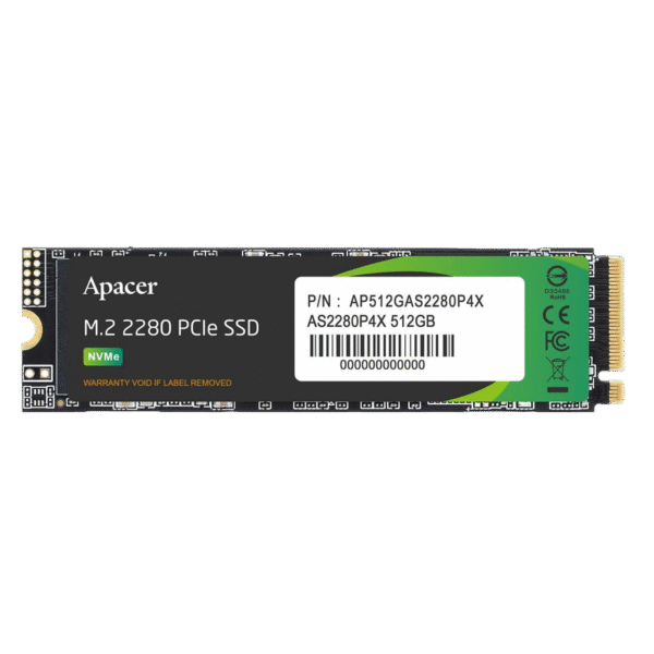 Unitate SSD Apacer AS2280P4X, 512GB, AP512GAS2280P4X-1