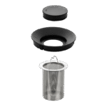 Ceainic cu infuzor RESTO 90516, 1L, Negru - Image 2
