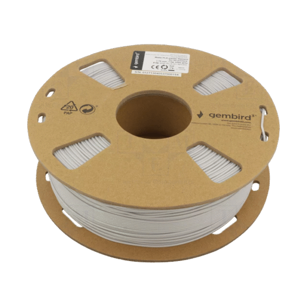 Filament pentru imprimantă 3D Gembird 3DP-PLA-01-MTSG, PLA, Ardezie gri Mată, 1.75 mm, 1kg