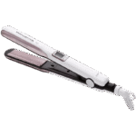 Placă de îndreptat părul Rowenta Premium Care Liss & Curl SF7660F0, Alb | Roz - imagine 2