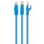 Patch cord Cablexpert PP6U-0.5M/B, Cat6 UTP, 0,5m, Albastru - imagine 3