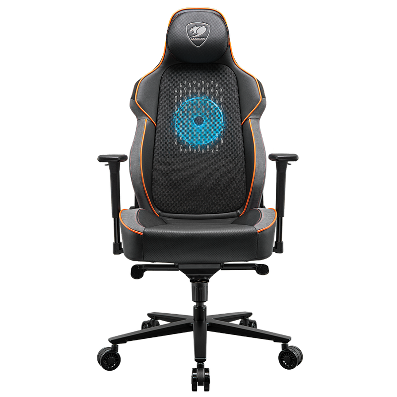 0142f3e8-5067-4f23-ac4b-985649cce4c6 Scaun Gaming Cougar NxSys AERO, PU Piele, Negru | Portocaliu - Image 1