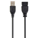 Cablu prelungitor Cablexpert CCP-USB2-AMAF-6, USB Type-A (M)/USB Type-A (F), 1,8m, Negru