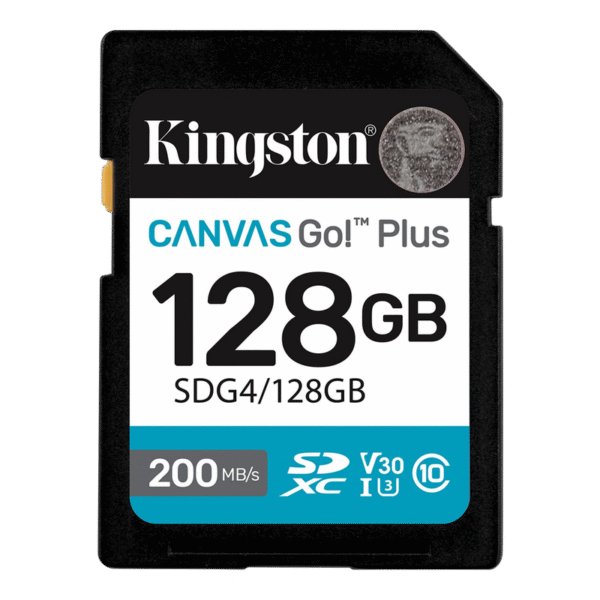 Card de Memorie Kingston Canvas Go! Plus, 128GB (SDG4/128GB)
