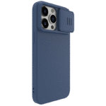 Husă Nillkin iPhone 15 Pro Max, CamShield Silky Silicone, Albastru Marin - Image 5