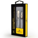 Cablu încărcare și sincronizare Cablexpert CC-USB2R-AMmBM-2M-W, USB Type-A/micro-USB, 2m, Alb - Image 2