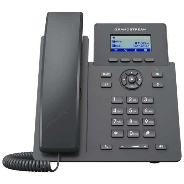 Telefon IP Grandstream GRP2601P, Negru