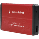 Carcasă externă Gembird EE2-U3S-2-R, Roșu (EE2-U3S-2-R)