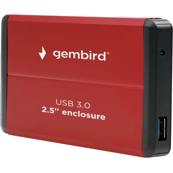 Carcasă externă Gembird EE2-U3S-2-R, Roșu (EE2-U3S-2-R)