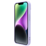 Husă Nillkin iPhone 15 Plus, CamShield Silky Silicone, Misty Purple - Image 2