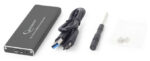 Rack SSD extern Gembird EE2280-U3C-01, Gri - imagine 2