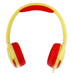 XO Headphones Kids, EP47 stereo, Red-Yellow - Image 2