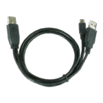 Cablu de încărcare și date Cablexpert CCP-USB22-AM5P-3, 2 х USB 2.0/Mini-USB, 0,9 m, Negru - imagine 4